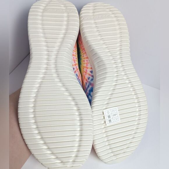 Skechers Tie Dye Multicolor Ultra Flex Air Cooled Memory Foam Slip On Sneaker 11 - Picture 6 of 8